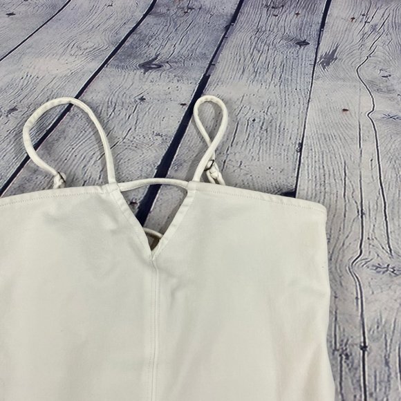 Exhale by David Lerner Cage Back Top White Strappy - Picture 2 of 6
